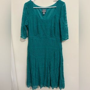 Beautiful Teal Lace Dress